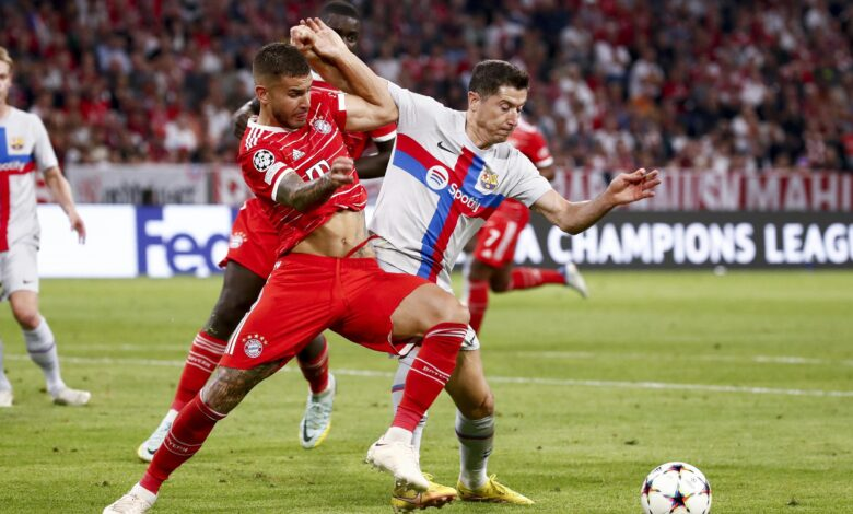 巴塞罗那客场不敌拜仁慕尼黑，小组出线岌岌可危