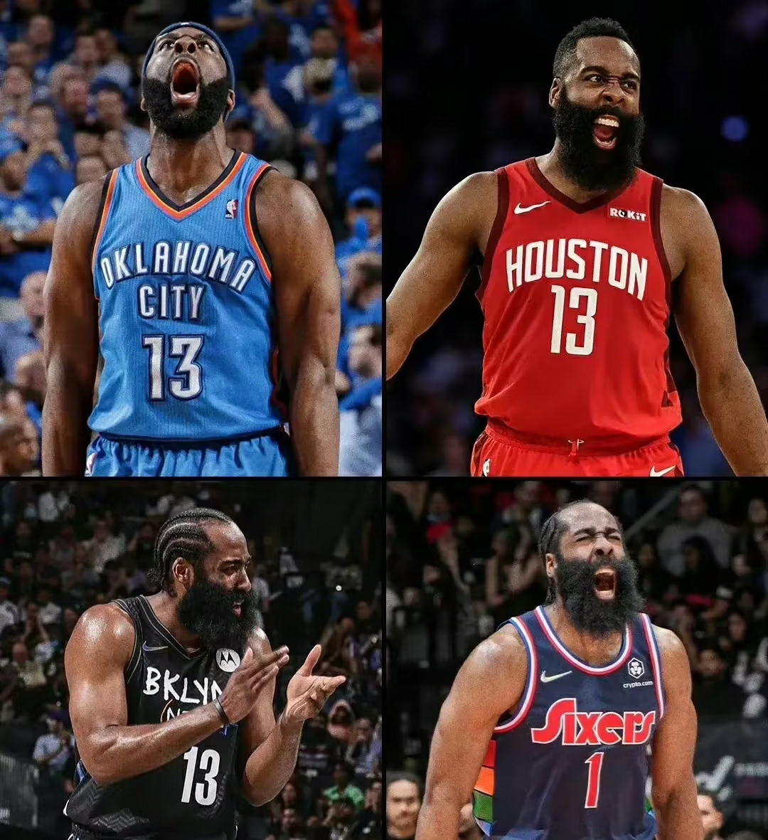 黑白直播nba-火箭大胜勇士，哈登狂砍35分